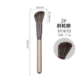 Sloped wooden handle blush contour brush powder brush soft makeup application natural highlight makeup brush portable makeup brush set