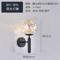 New arrival bedside wall lamp accessible luxury wall lamp wall for homepopular art bedroom bedside lamp hanging wall hanging