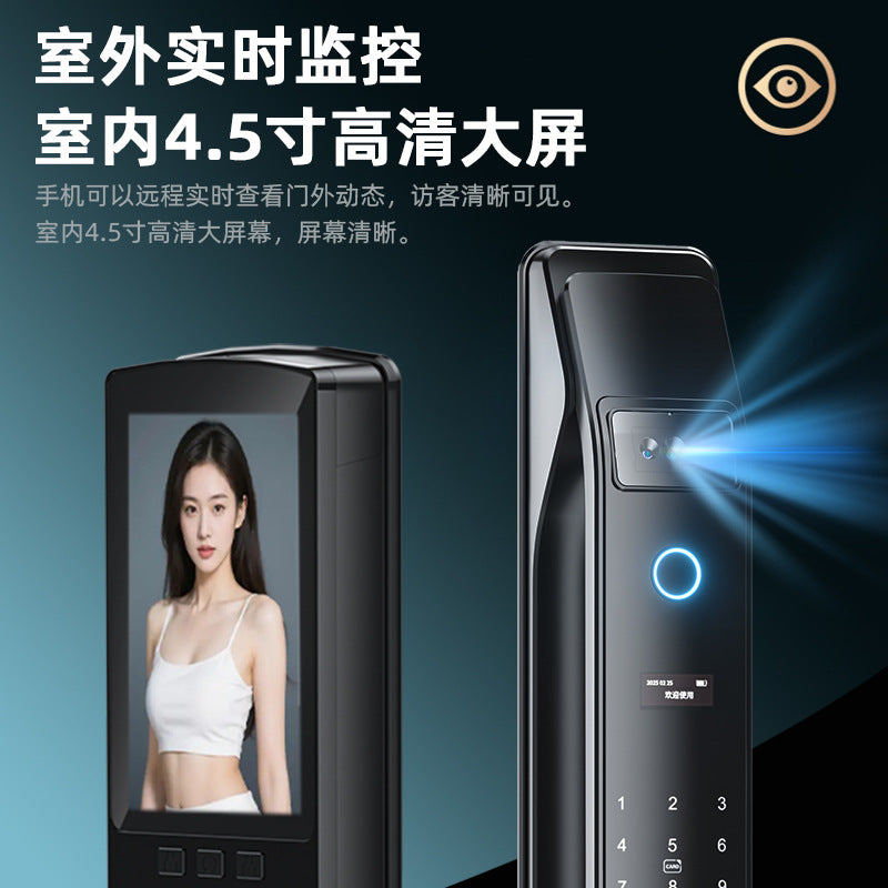 3d face recognition smart door lock, electronic lock, anti-theft door lock, entry door fingerprint lock, password lock - direct from shenzhen factory