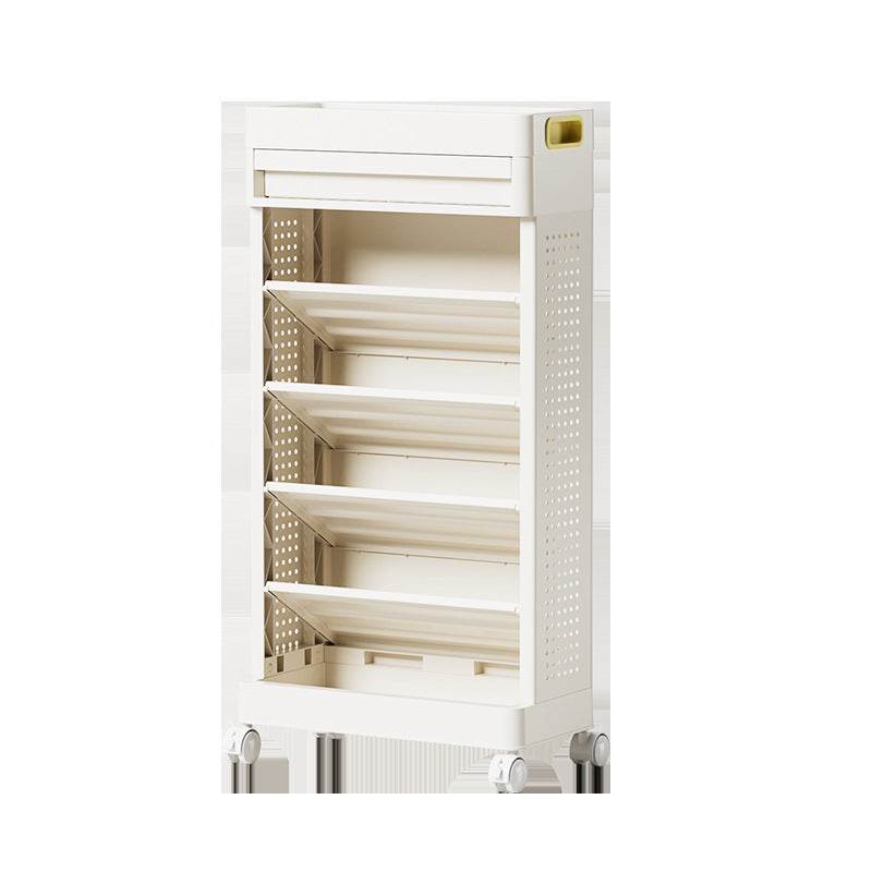 School bag shelf removable multi-layer storage table, book floor shelf, desk side shelf