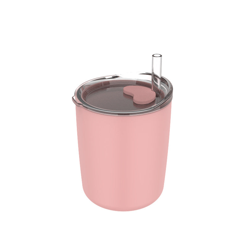 Customizable baby straw cup silicone training cup baby milk cup anti-fall 6 months+ infant drinking cup