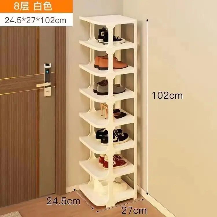 Shoe rack simple door dormitory rental house living room multi-layer for home economical shoe rack vertical storage handy gadget