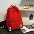 New arrival backpack classic student school bag large capacity lightweight water-repellent backpack lightweight pure color backpack