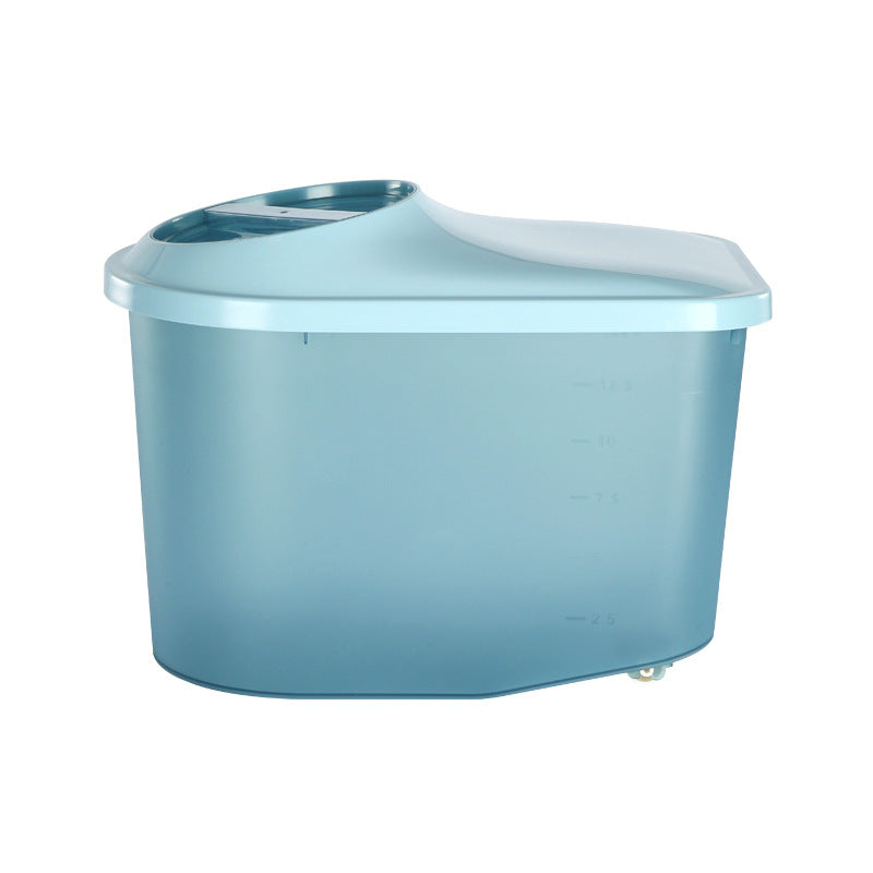 Kitchen Japanese-style rice bucket, grain storage box, household sealed insect-proof and moisture-proof rice bucket 10kg food grade