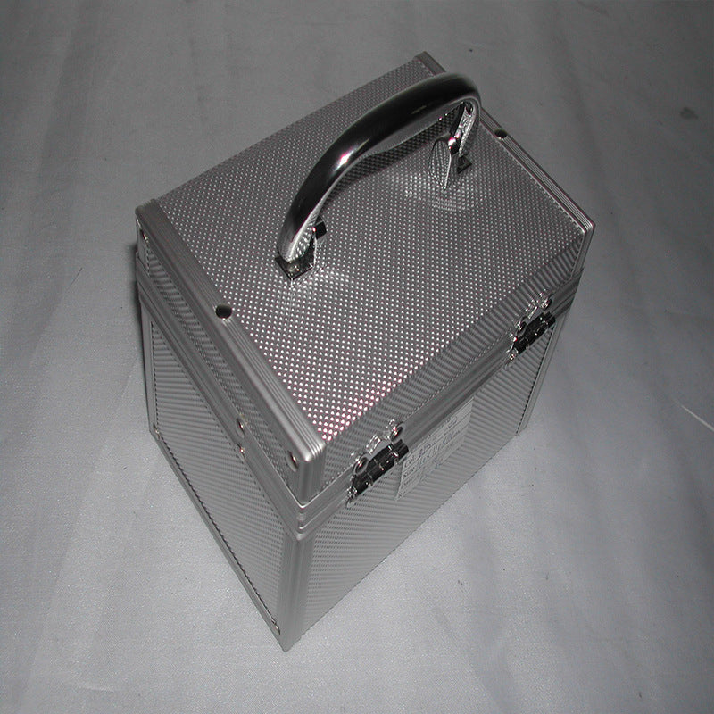 Aluminum alloy toolbox, instrument and equipment display box, portable aluminum alloy storage box, multi-functional aluminum box wholesale