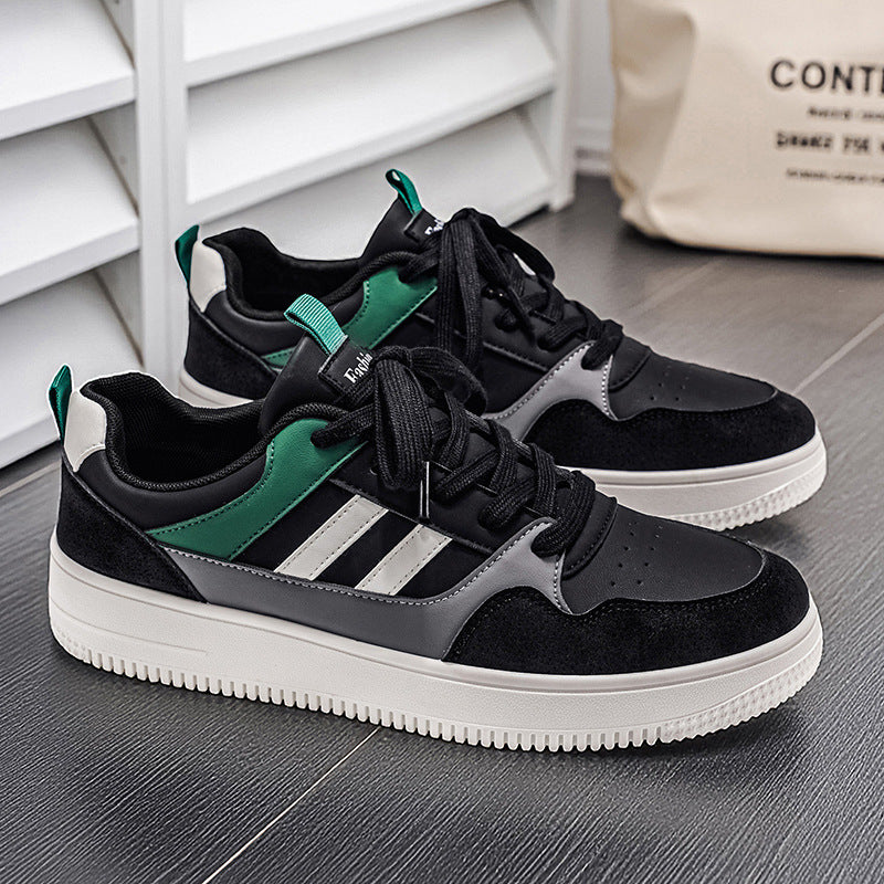 Men's shoes 2026: versatile, trendy, breathable white sneakers - casual athletic shoes, student sports shoes, trendy skate shoes for men