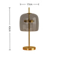 Modern minimalist glass table lamp - nordic style, light luxury design for master bedroom, living room, bedroom bedside - soft decoration design accent table lamp
