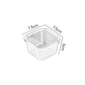 transparent drawer compartment storage box can be freely combined and stacked kitchen storage cosmetics storage miscellaneous box