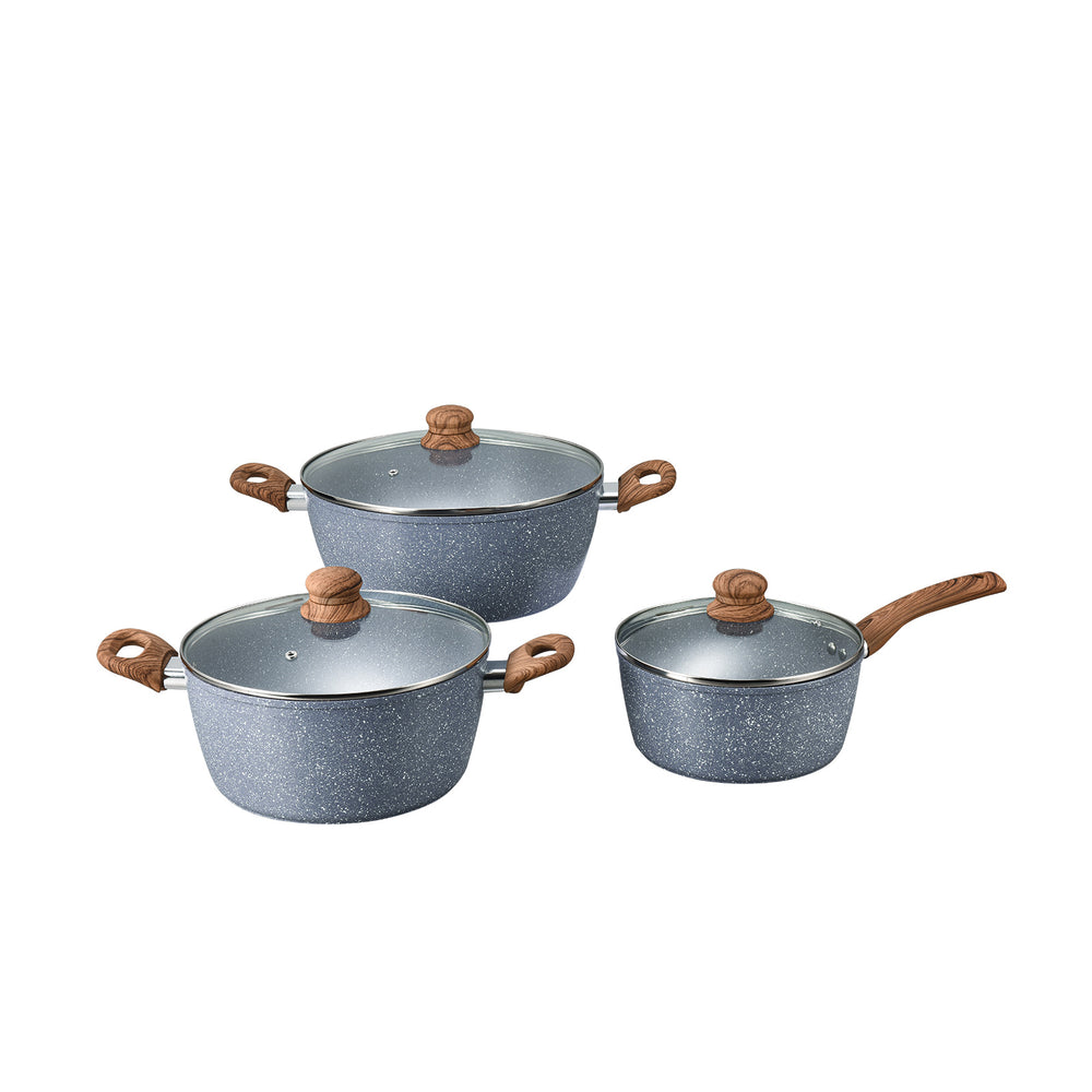 Casual medical stone suit pot milk pot frying pot soup pot flat bottom cooking pot for home non-stick pot gift pot