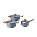 Casual medical stone suit pot milk pot frying pot soup pot flat bottom cooking pot for home non-stick pot gift pot