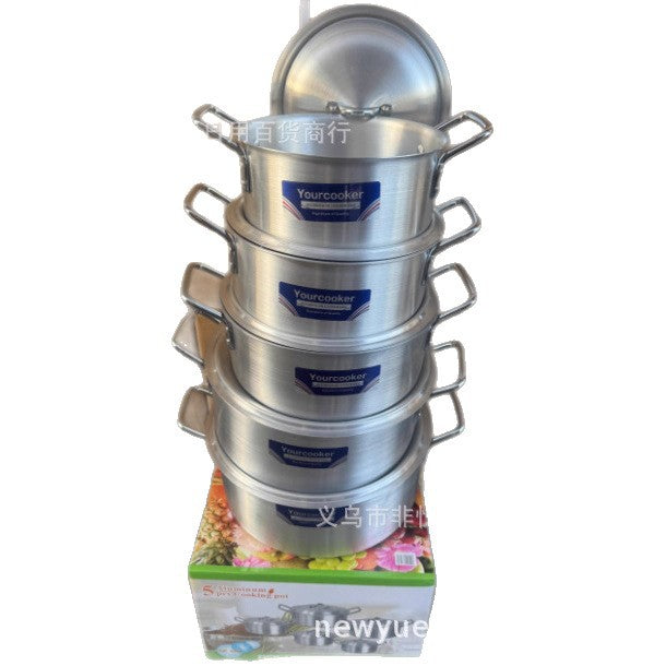 Factory direct sales cross-border multifunctional commercial aluminum pot 013 high-end kitchen tableware essential handy gadgetaluminumpot