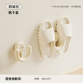 Bathroom slipper rack, suction cup type, punch-free wall-mounted bathroom special new drain rack hook storage rack