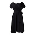 Amazon cross-border : european and american style sexy deep v-neck a-line maxi african dress evening gown