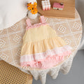 Baby summer cartoon style romper - cute and adorable lightweight jumpsuit for baby girls