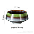 Kiln-turned-green bowl-medium size