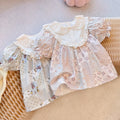 New summer girls' blouse: stylish and chic short-sleeve top for baby girls - european-inspired doll shirt