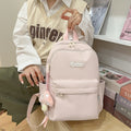 Women's backpack - premium lightweight travel backpack, large capacity, minimalist solid color, perfect for school, middle school, and college students