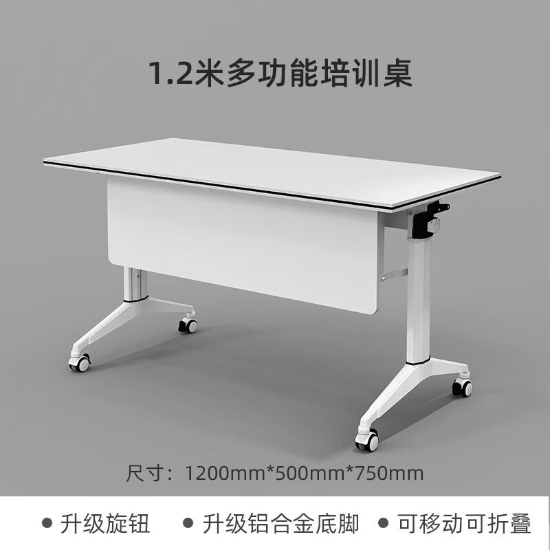 Saint rico movable training table foldable conference bench table office desk flip table desk and chair
