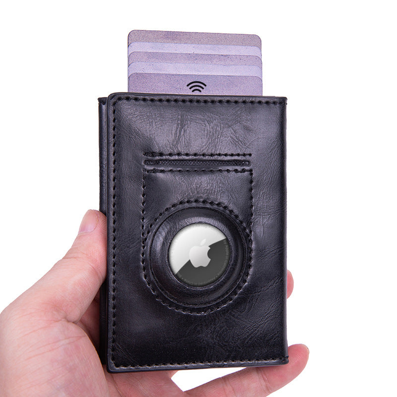 Cross-border  Metal Card Box Wallet Men's RFID Multi-Card Position Anti-Degaussing Card Bag Aluminum Alloy Card Bag