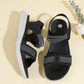 2025 summer new arrivals: women's athletic sandals - lightweight, comfortable, plus size, elastic band, flat sandals