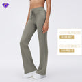 【customization available】high-waisted professional pilates bootcut yoga pants for women - oem/odm private labeling supported