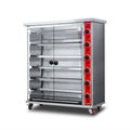 Commercial electric hot chicken oven 3 sticks 6 sticks 9 sticks stainless steel gas automatic rotate roast duck oven grilled fish and meat electric oven