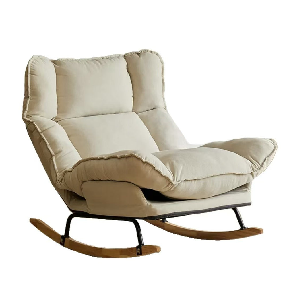 Rocking chair lazy sofa chair can lie down and sleep adult lunch break chair recliner for home balcony living room casual manufacturer personalized