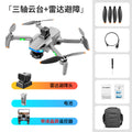 S135 three-axis gimbal radar obstacle avoidance drone aerial photography quadcopter brushless gps positioning remote control aircraft