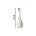 Creative kitchen ceramic tableware small spoon japanese retro cute high-value household spoon soup spoon rice spoon