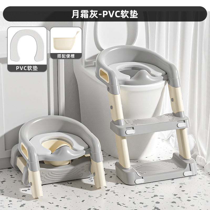 Kids toilet seat step ladder type male child female baby toilet auxiliary pad holder step stool squat toilet