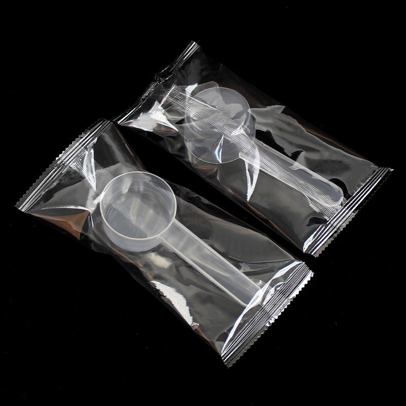 Individually wrapped 30ml plastic measuring spoons - ideal for face masks, laundry detergent, feed, fertilizer, pesticides, and measuring water (30g)