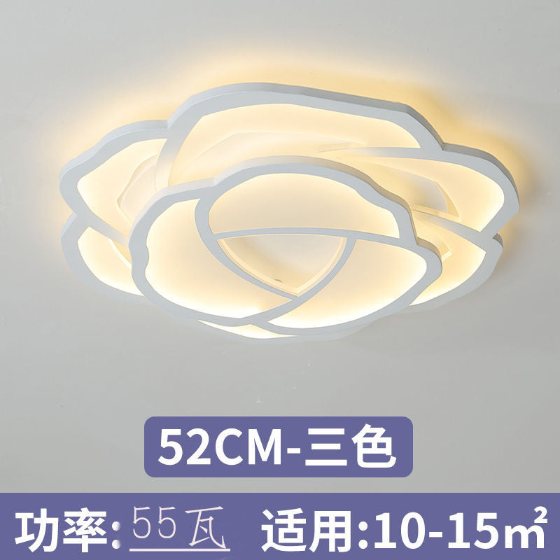 Lamps led ceiling lights creative warm romantic Nordic room lights simple modern rose master bedroom lighting