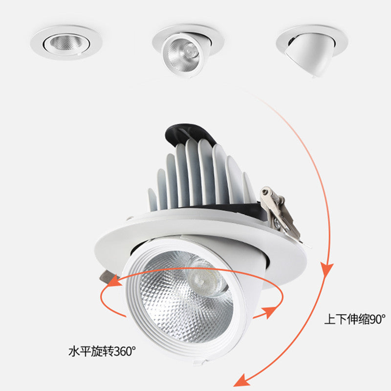 Full spectrum embedded ceiling green wall elephant trunk growth light, indoor gardening lighting led plant wall fill light