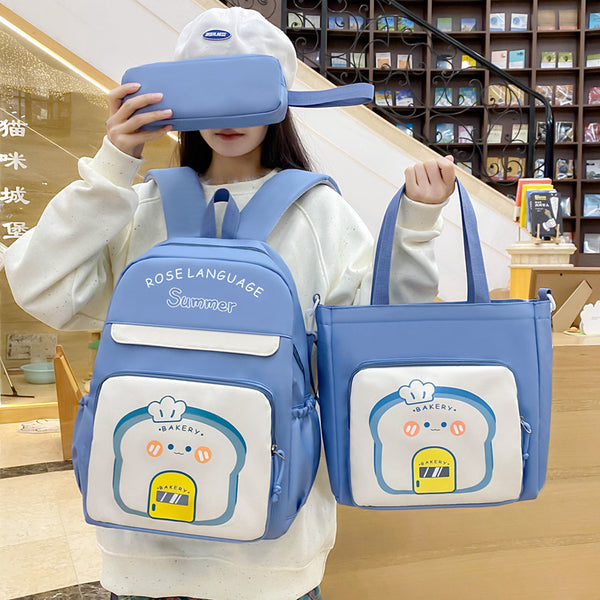 School bag male new primary school students tutoring bag large capacity primary and secondary school backpack cute cartoon children backpack