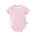 Triangle romper baby short sleeve one-piece bodysuit thin summer unisex infant snap-crotch outfit newborn printed
