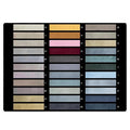 Modern minimalist italian style genuine leather & fabric microfiber leather material swatch color card - get your sample!