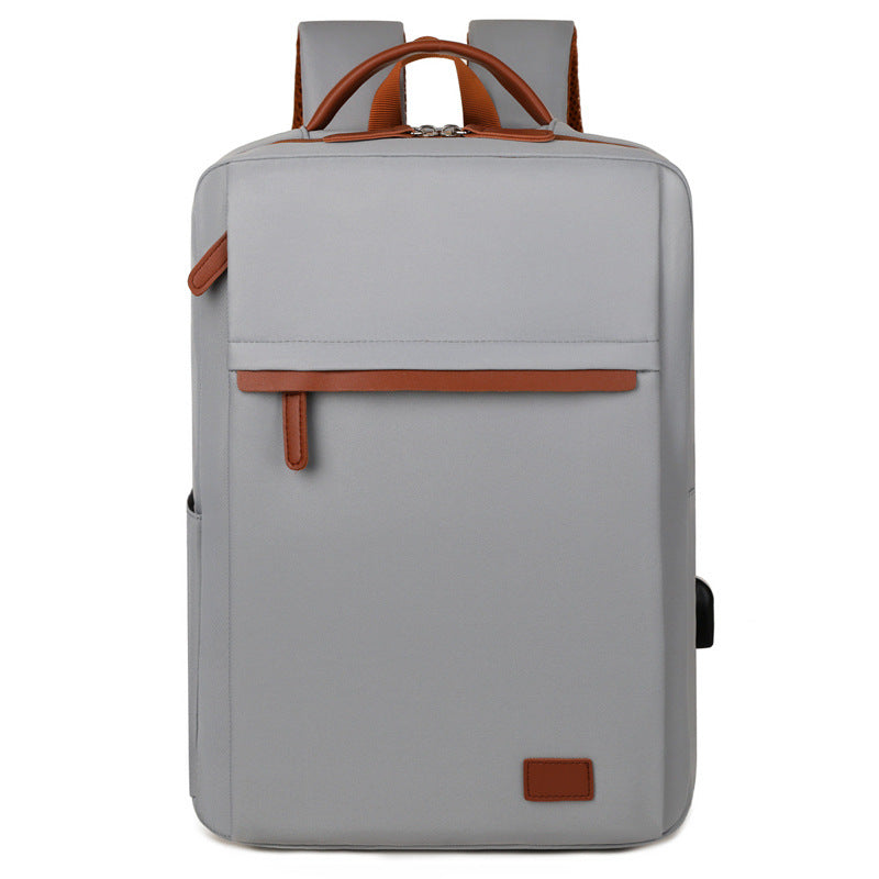 Cross-border new casual backpack, go out for short trips, backpack, fashionable and versatile multi-compartment laptop bag