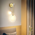 Wall lamp bedroom bedside lamp accessible luxury crown room decorative lamp casual modern aisle living room background wall lamp