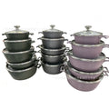 Uakeen five-piece soup pot suit medical stone non-stick suit pot non-stick pan cooking pot soup pot small milk pot