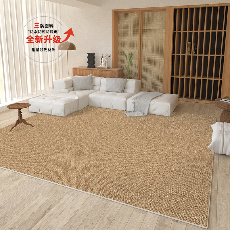 Japanese-style rug for living room, bedroom, bedside, coffee table – premium, light luxury, home use, sound-absorbing floor mat, large area full coverage