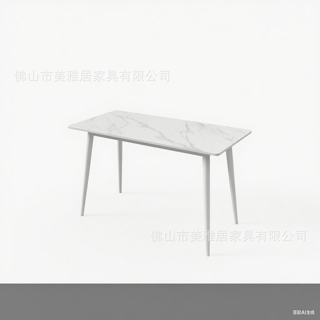 Company staff restaurant School canteen Custody class Table and chair combination 4 people 6 people Staff dining table and chair Rock slab table Commercial