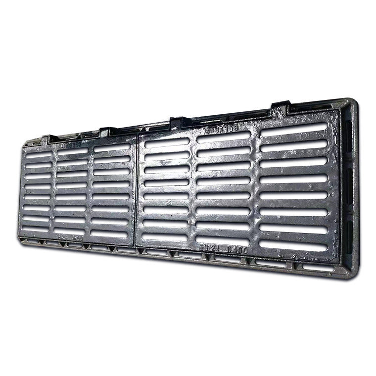 Ductile iron one-piece double-spell three-spell rainwater mouth grate manufacturer wholesale 450 * 1500 road drain cover