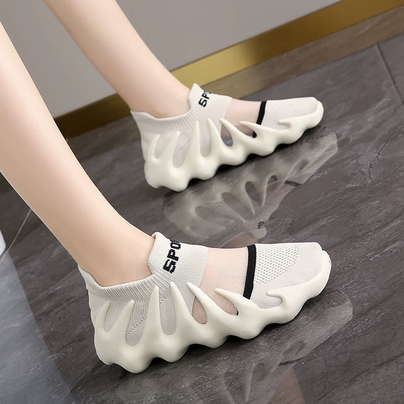 Octopus shoes women's 2025 spring/summer new collection - versatile mesh breathable lightweight shock-absorbing casual athletic running yeezy shoes