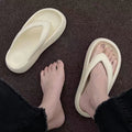 Eva flip-flops new arrival summer popular shit-feeling casualthick sole bath beach flip-flops women's outwear