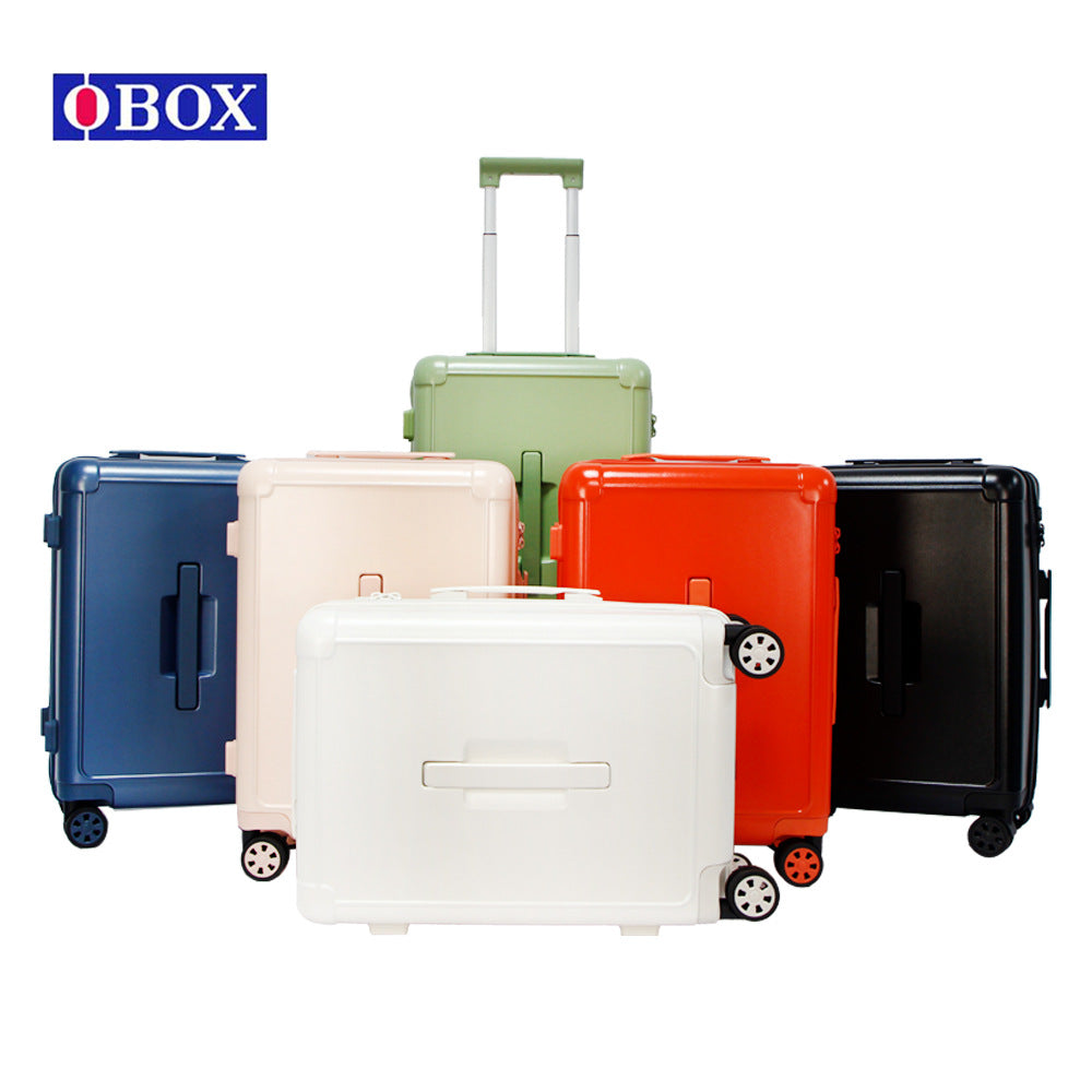 MYBOX suitcase girl large capacity trolley case cute suitcase universal wheel thickened boarding password case