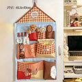 Storage hanging bag student dormitory bedside sundry bag multi-functional bed curtain wall door back wall hanging hanging storage bag
