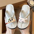 flip-flops for women, fashionable indoor non-slip bathroom, anti-odor, cute flat bottom beach flip-flops for women wholesale