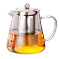 Glass teapot with filter tea water separation cup for homewater kettle fair cup tea maker high borosilicate glass