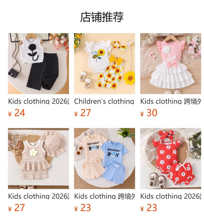 Kids clothing cross-border exportfall and winternew arrival children's stripestops+blue skirt baby children's clothing