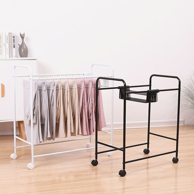 Trouser rack storage handy gadget multifunctional movablefor home wardrobe multi-layer traceless large hanging clothes rack trouser rack storage rack